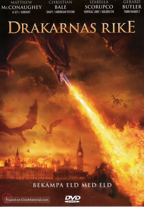 Reign of Fire - Swedish DVD movie cover