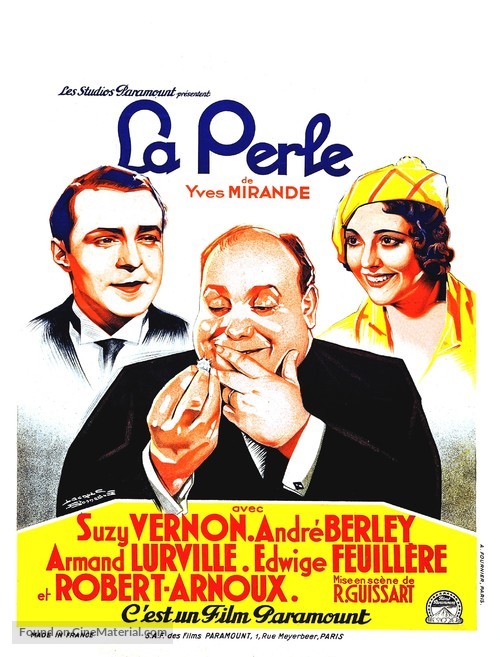 La perle - French Movie Poster