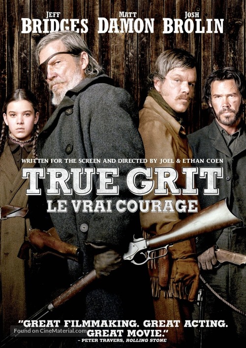 True Grit - Canadian DVD movie cover