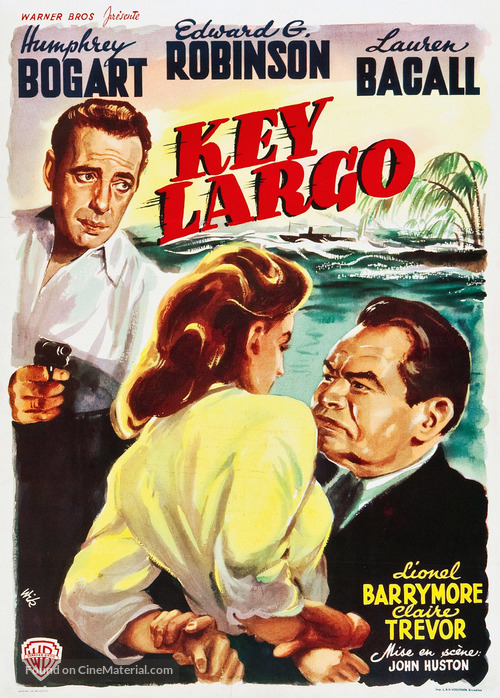Key Largo - Belgian Movie Poster