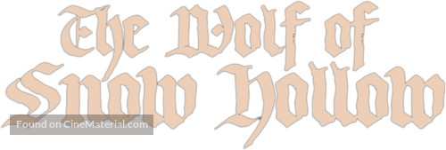 The Wolf of Snow Hollow - Logo