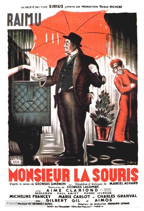 Monsieur La Souris - French Movie Poster