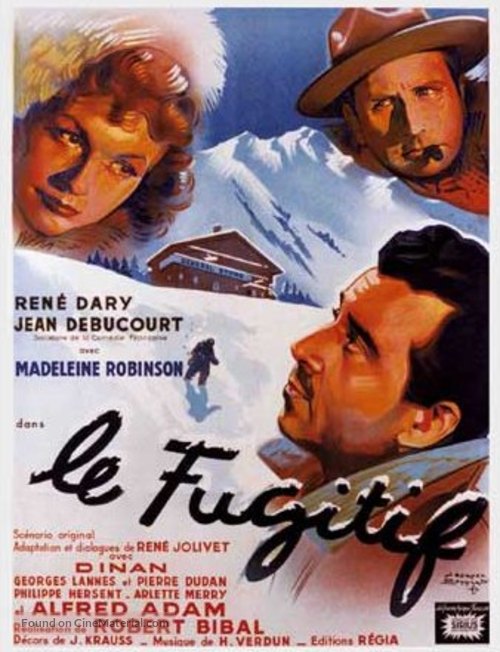 Le fugitif - French Movie Poster