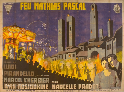 Feu Mathias Pascal - French Movie Poster