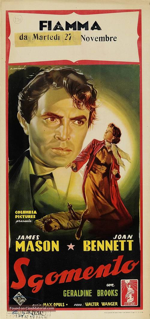 The Reckless Moment - Italian Movie Poster