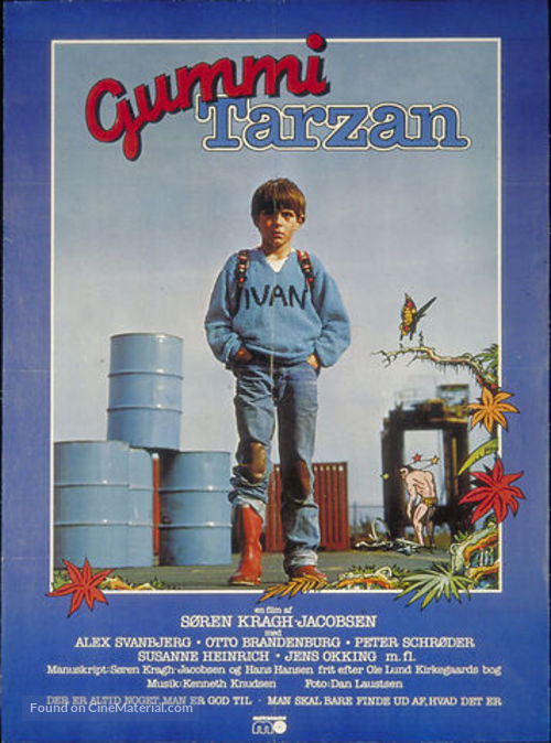 Gummi-Tarzan - Danish Movie Poster