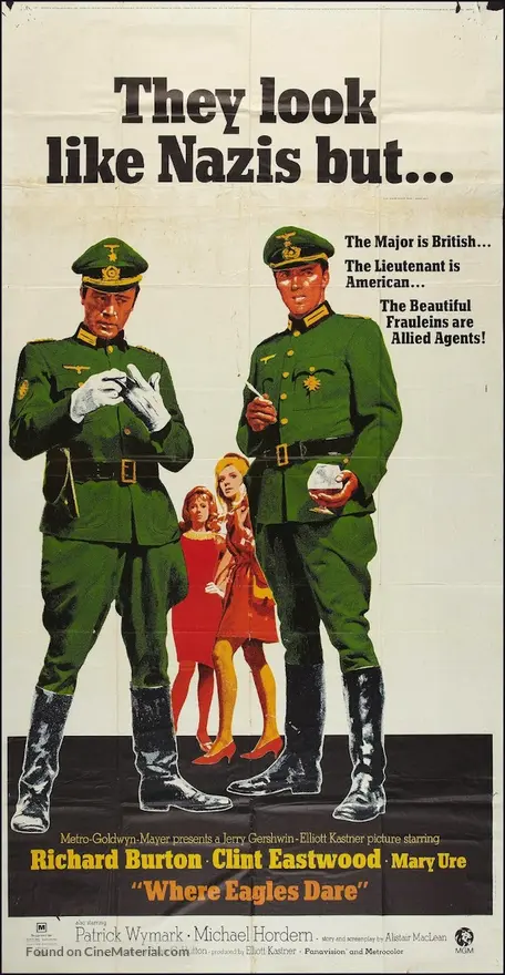 Where Eagles Dare (1968) movie poster Where Eagles Dare (1968) movie poster