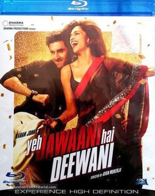 Yeh Jawaani Hai Deewani - Indian Blu-Ray movie cover