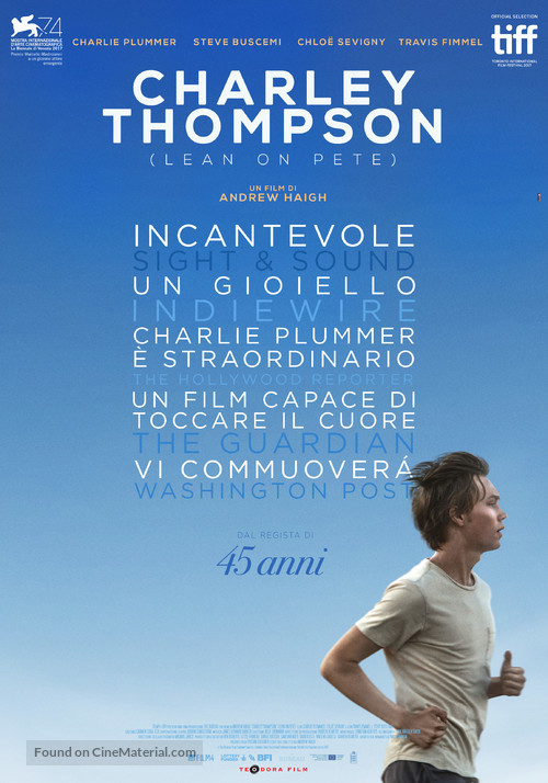 Lean on Pete - Italian Movie Poster