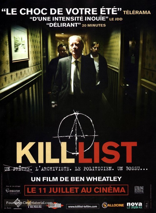 Kill List - French Movie Poster