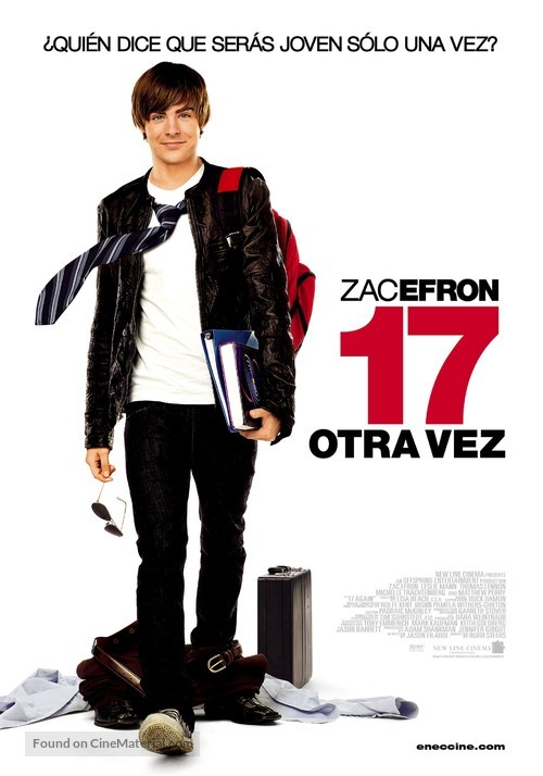 17 Again - Uruguayan Movie Poster