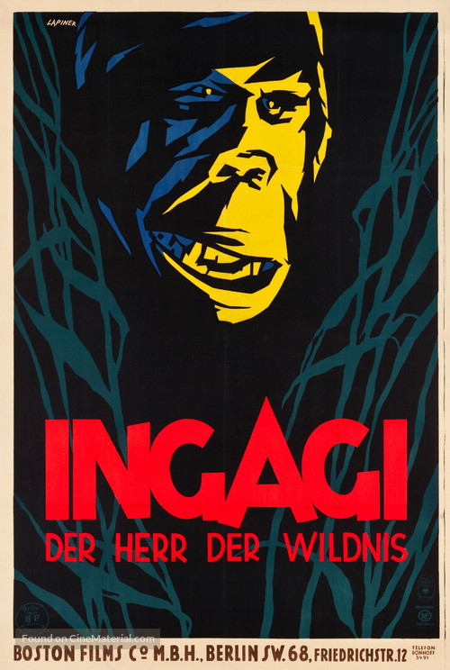 Ingagi - German Movie Poster
