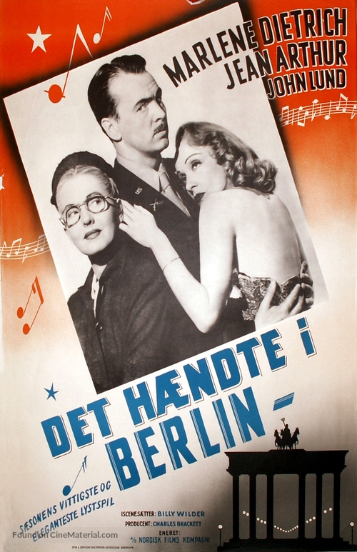 A Foreign Affair - Danish Movie Poster