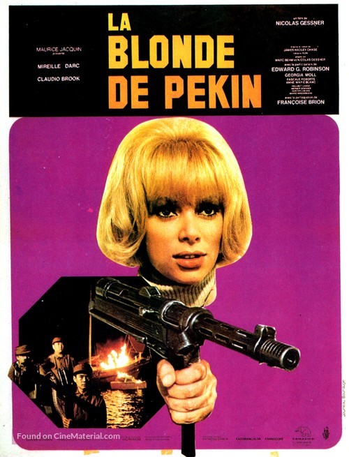 La blonde de P&eacute;kin - French Movie Poster