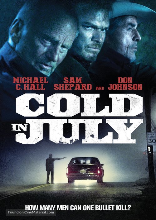 Cold in July - DVD movie cover