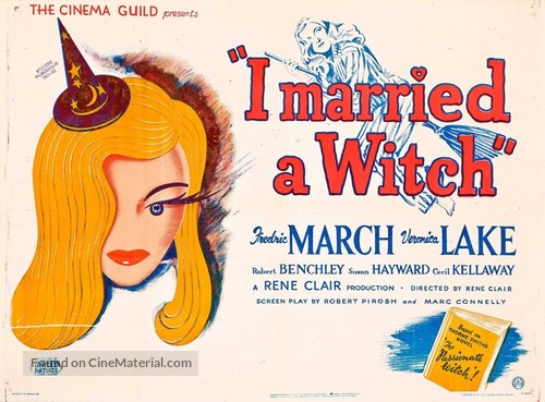 I Married a Witch - British Movie Poster