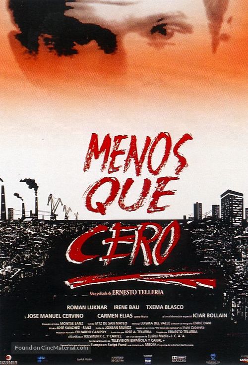 Menos que cero - Spanish poster