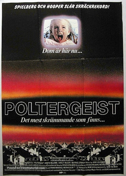 Poltergeist - Swedish Movie Poster