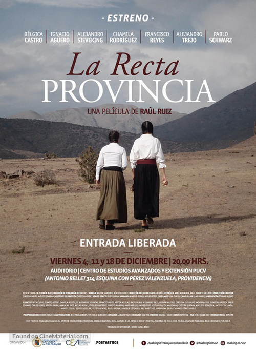 &quot;La Recta Provincia&quot; - Chilean Movie Poster