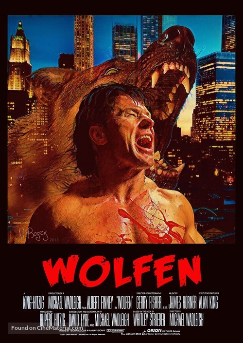 Wolfen - Greek poster