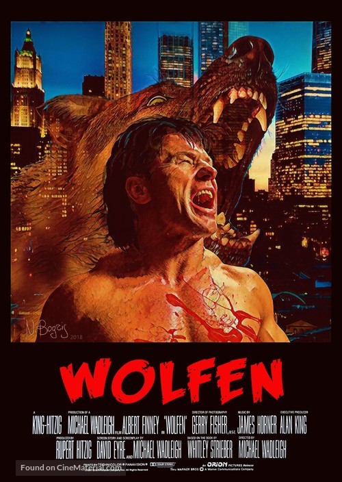 Wolfen - Greek poster