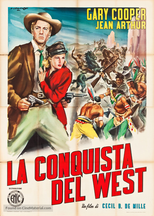 The Plainsman - Italian Re-release movie poster