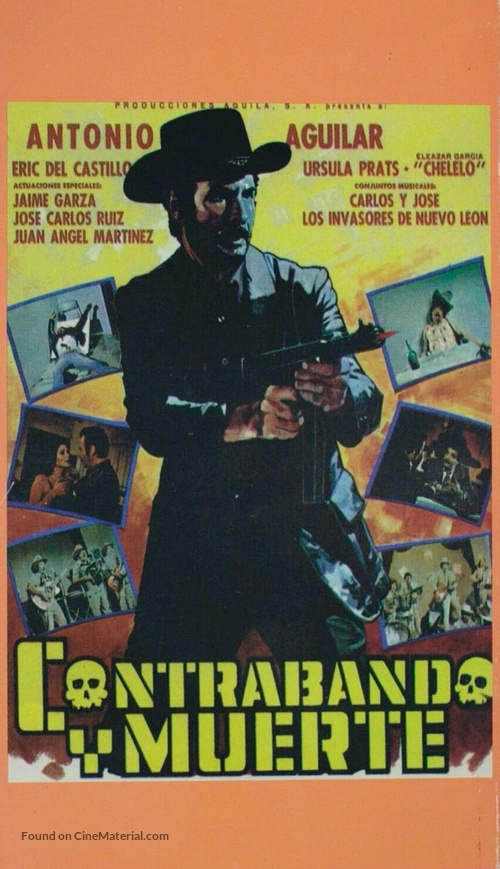 Contrabando y muerte - VHS movie cover