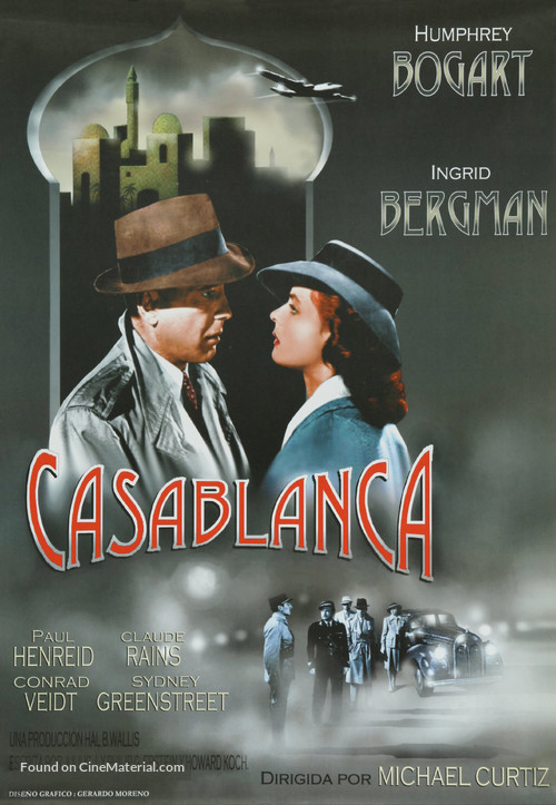 Casablanca - Spanish Movie Poster